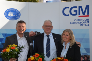 The 18th statutory Congress elects Reiner Jahns as new President of the Christlichen Gewerkschaft Metall (CGM) - post WOW