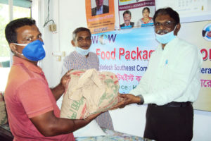 BSCWF distributes food packages to support members - post WOW